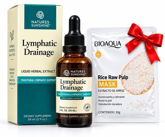 Kit Detox & Cuidado Natural – Drenaje Linfático + Mascarilla de Arroz